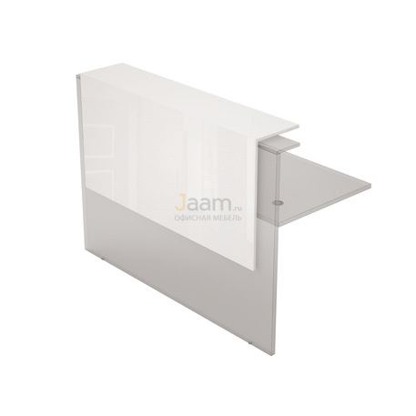 Стойка ресепшн Фартук прямой с подсветкой 1ПФ.004.1 2