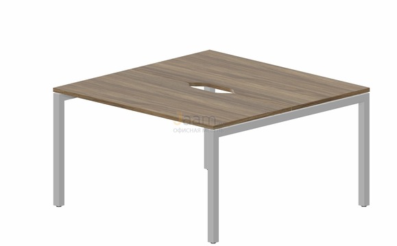 Мебель для персонала Составной стол на 2 рабочих места PEN2TV147 (2 эргономичных выреза)