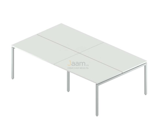 Мебель для персонала Двойная группа сдвоенных столов RM-2(x4)+F-54