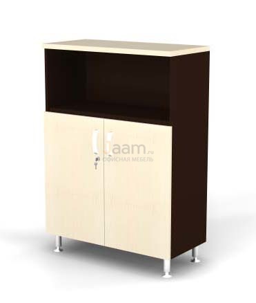 Мебель для персонала Шкаф комбинированный полуоткрытый BR81.0343