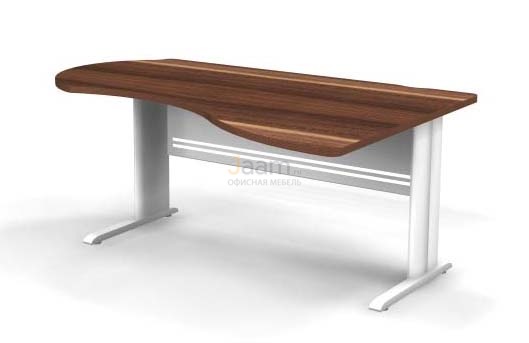 Мебель для персонала Стол асимметричный правый на L-образном каркасе B108/1