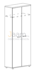 Мебель для персонала Офисный шкаф для одежды А4 9307