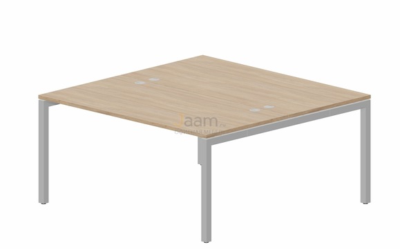 Мебель для персонала Составной стол на 2 рабочих места PEN2TG168 (4 громмета)