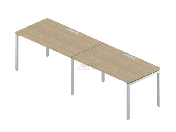 Мебель для персонала Двойная группа столов с люком RM-1.1(x2)+F-31