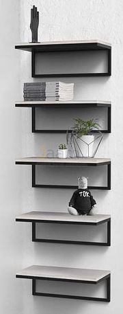 Мебель для персонала Стеллаж низкий из полок METALFRAME