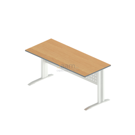 Мебель для персонала Стол прямой на металлокаркасе АМК-2,ОА-01/1600