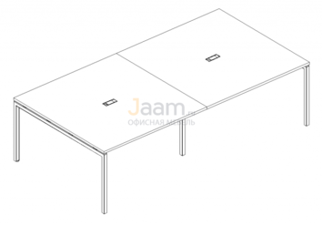 Стол для переговоров Стол для переговоров на металлокаркасе DUE Б2 133-2 БП