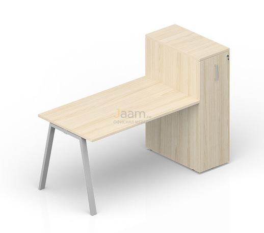 Мебель для персонала Стол с приставным шкафом Tower ARTPS148T112