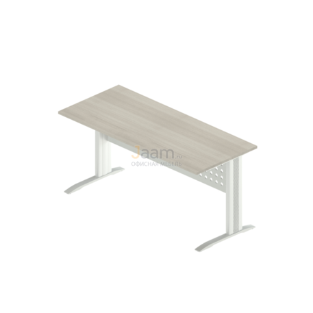 Мебель для персонала Стол прямой на металлокаркасе АМК-2,ОА-01/1600
