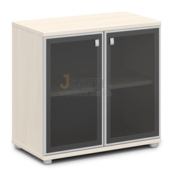 Мебель для персонала Шкаф со стеклом в алюминиевом профиле V-652