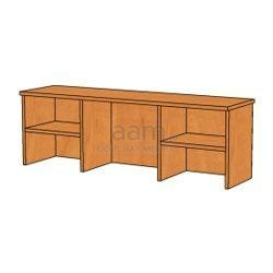 Мебель для персонала Полка настольная с задней стенкой ПФ005