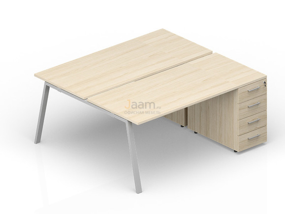 Мебель для персонала Составной стол с приставными тумбами AR2TPS168N072