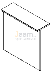 Стойка ресепшн Стойка прямая DMS 160