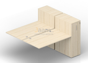 Мебель для персонала Приставной элемент (4 громмета) 2TPG128T112