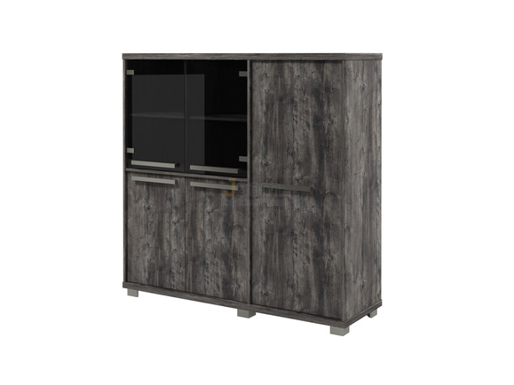 Кабинет руководителя Офисный шкаф трёхсекционный Z-33-02 правый