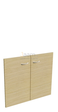 Мебель для персонала Двери деревянные низкие без замка, ручка скоба 11554