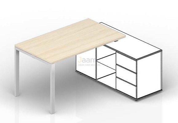 Мебель для персонала Стол для крепления к сервисной опорной тумбе STS148FU