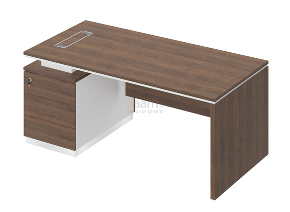 Кабинет руководителя Стол на опорной тумбе левый СИ 109л