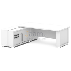 Кабинет руководителя Стол руководителя с тумбой-греденцией L-117пр/л