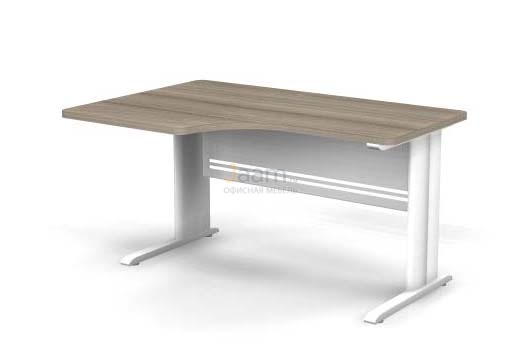 Мебель для персонала Стол эргономичный L-обр. каркасе левый B143М