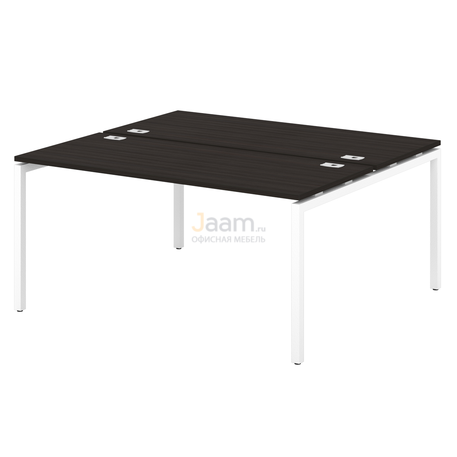 Мебель для персонала Стол-тандем на металлокаркасе S-49