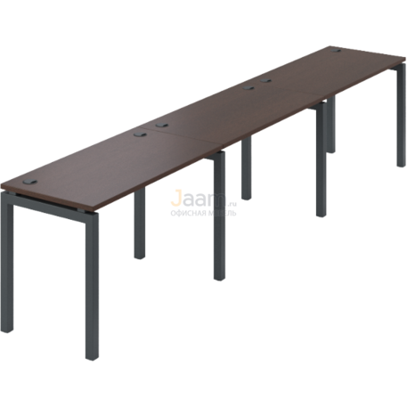 Мебель для персонала Бенч линейный на 3 рабочих места АМБЛ-002.60-3