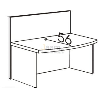 Мебель для гостиниц Стол багажный R5105