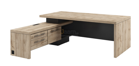 Кабинет руководителя Стол с тумбой левый с розеткой Т-20Л.1000