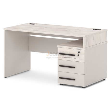 Мебель для персонала Стол с опорной тумбой правый T-22пр