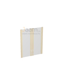 Мебель для персонала Двери низкие стекло в рамке комплект БВ-91.4