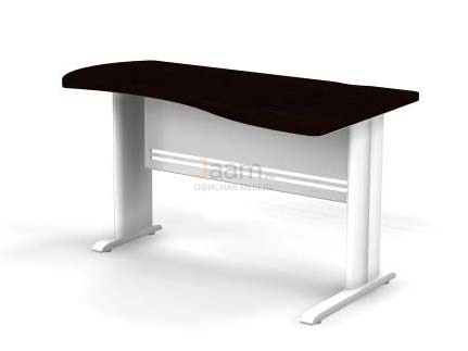 Мебель для персонала Стол асимметричный правый на L-образном каркасе B114/1