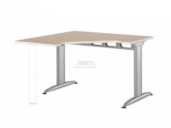 Мебель для персонала Рабочая станция 120 Metal T SX (лев.) 25571