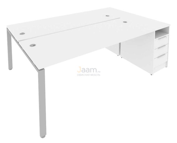 Мебель для персонала Рабочая станция с опорной тумбой Б.РС-СТП-2.5