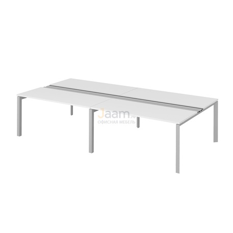 Мебель для персонала Рабочая станция на металлокаркасе ПК-ТНП-СР320Х160Н4/МК/БЭ/КК