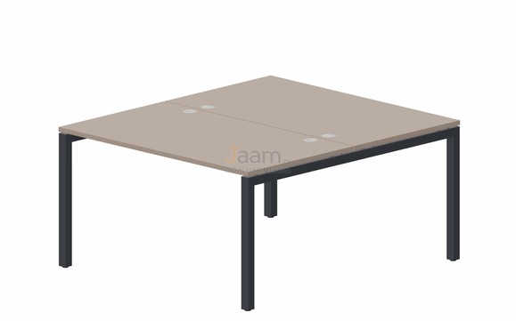 Мебель для персонала Составной стол на 2 рабочих места PEN2TG148 (4 громмета)