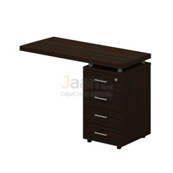 Кабинет руководителя Брифинг-приставка на опорной тумбе левая КТЛ-766