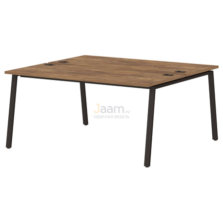 Мебель для персонала Стол-тандем на металлокаркасе T-140