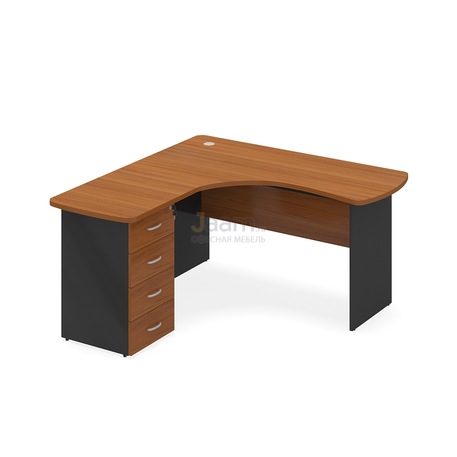 Мебель для персонала Стол эргономичный левый ПК-СТС-СТЭТ148Х149Л/Д