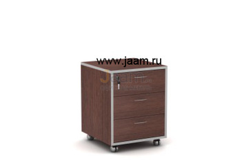 Мебель для персонала Офисная тумба подкаткая 3 ящика с центр. замком 25106