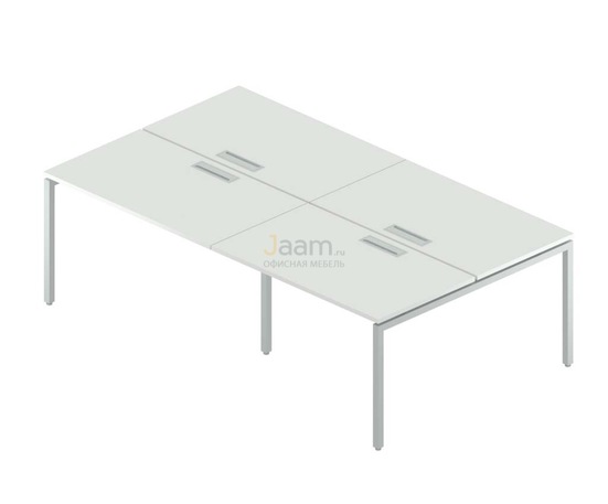 Мебель для персонала Двойная группа сдвоенных столов с люком RP-4.1(x4)+F-56