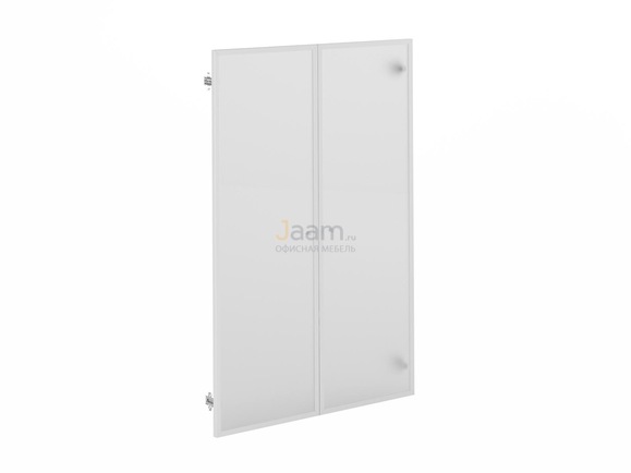 Мебель для персонала Комплект дверей стекл. в алюм. раме (для шкафа) 9520A