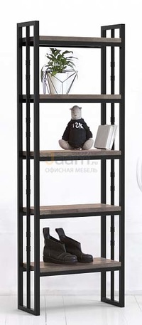 Мебель для персонала Стеллаж средний OLD ZINGER OAK