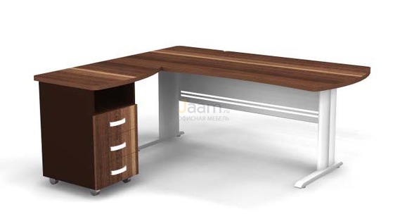 Мебель для персонала Угловое рабочее место на L-обр. каркасе левое B181/1