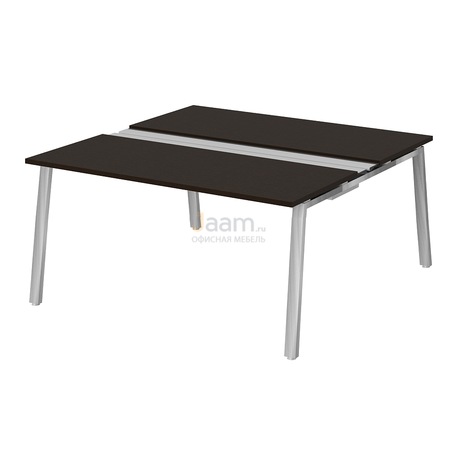 Мебель для персонала Рабочая станция на металлокаркасе ПК-ТНП-СР160Х160Н2/МКА/БЭ/КК