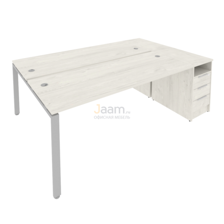 Мебель для персонала Рабочая станция с опорной тумбой Б.РС-СТП-2.5